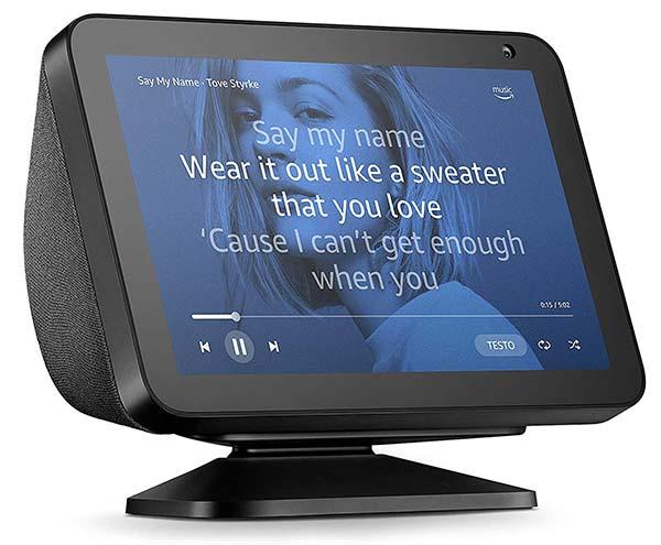 Diseño y materiales de Echo Show 8